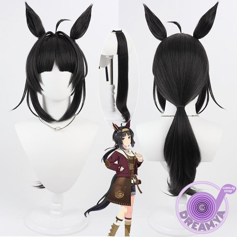 Synthetic Wigs - Logotype Cosplay Pruik Uma Musume Pretty