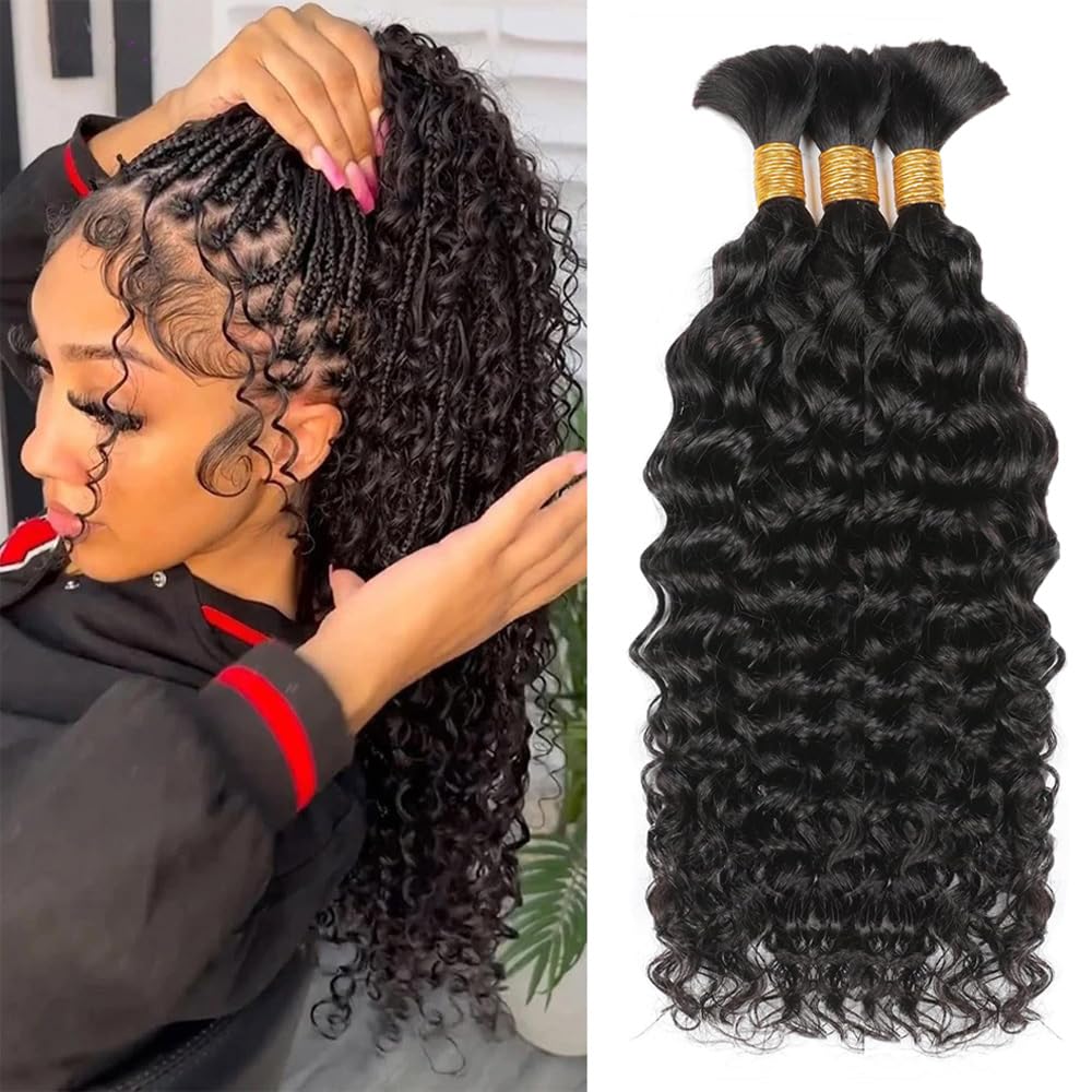 Watergolf Haar voor Vlechten,  - Water Wave Bulk Human Hair For Braiding recensie en prijs