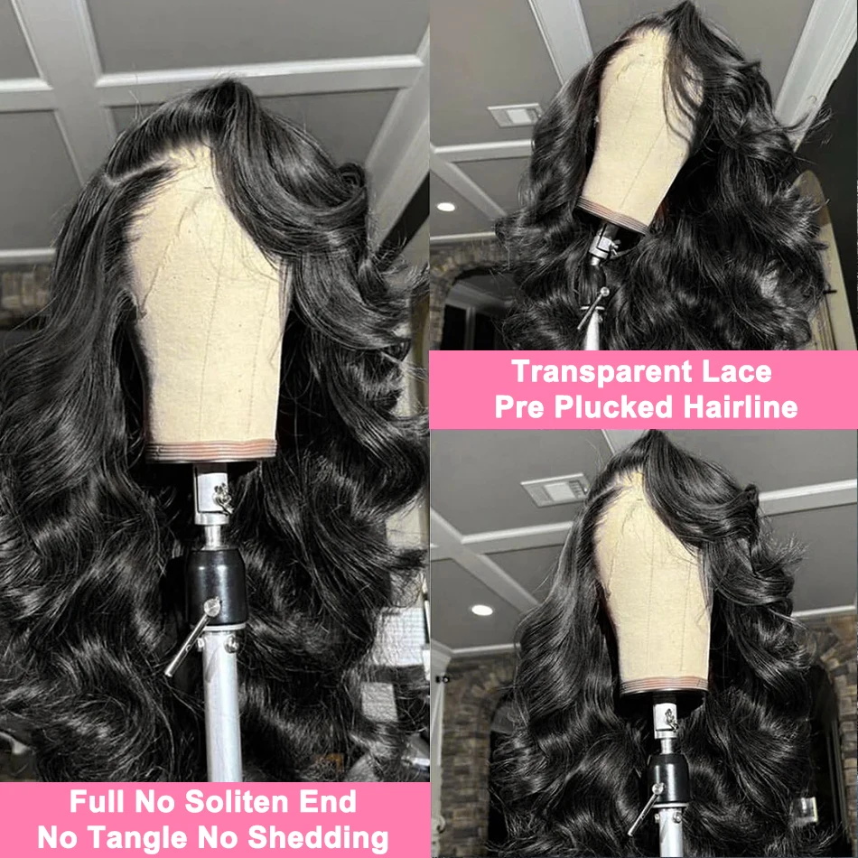 30 40 Inch Body Wave 13x6 360  - Hd Lace Frontal Wig Human Hair Pre Plucked recensie en prijs