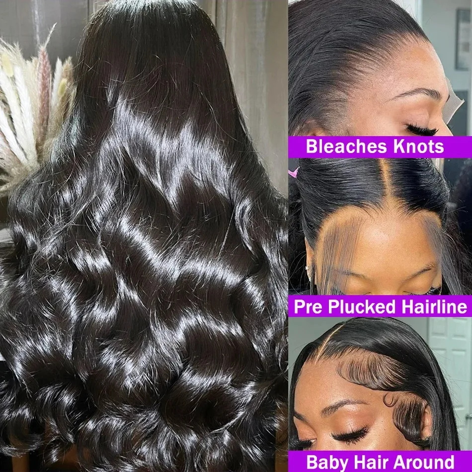 30 40 Inch Body Wave 13x6 360  - Hd Lace Frontal Wig Human Hair Pre Plucked recensie en prijs