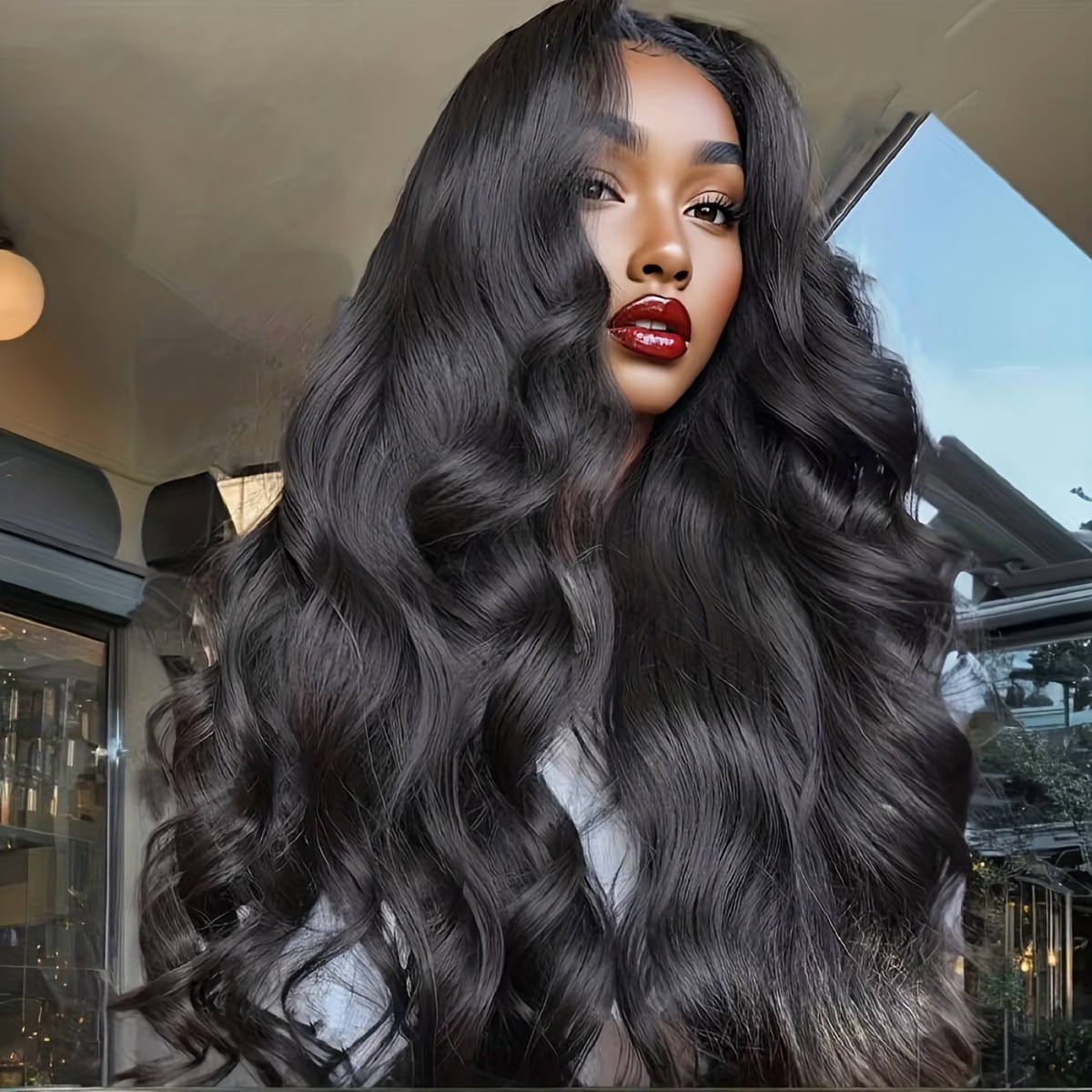 200% Density Body Wave Lace Fr - Hd Lace Frontal Wig Human Hair Pre Plucked recensie en prijs