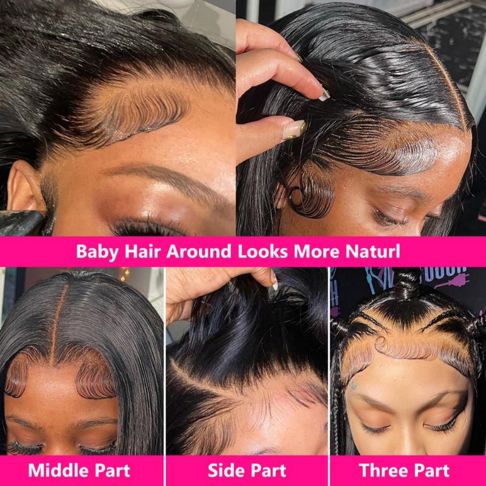 200% Density Body Wave Lace Fr - Hd Lace Frontal Wig Human Hair Pre Plucked recensie en prijs