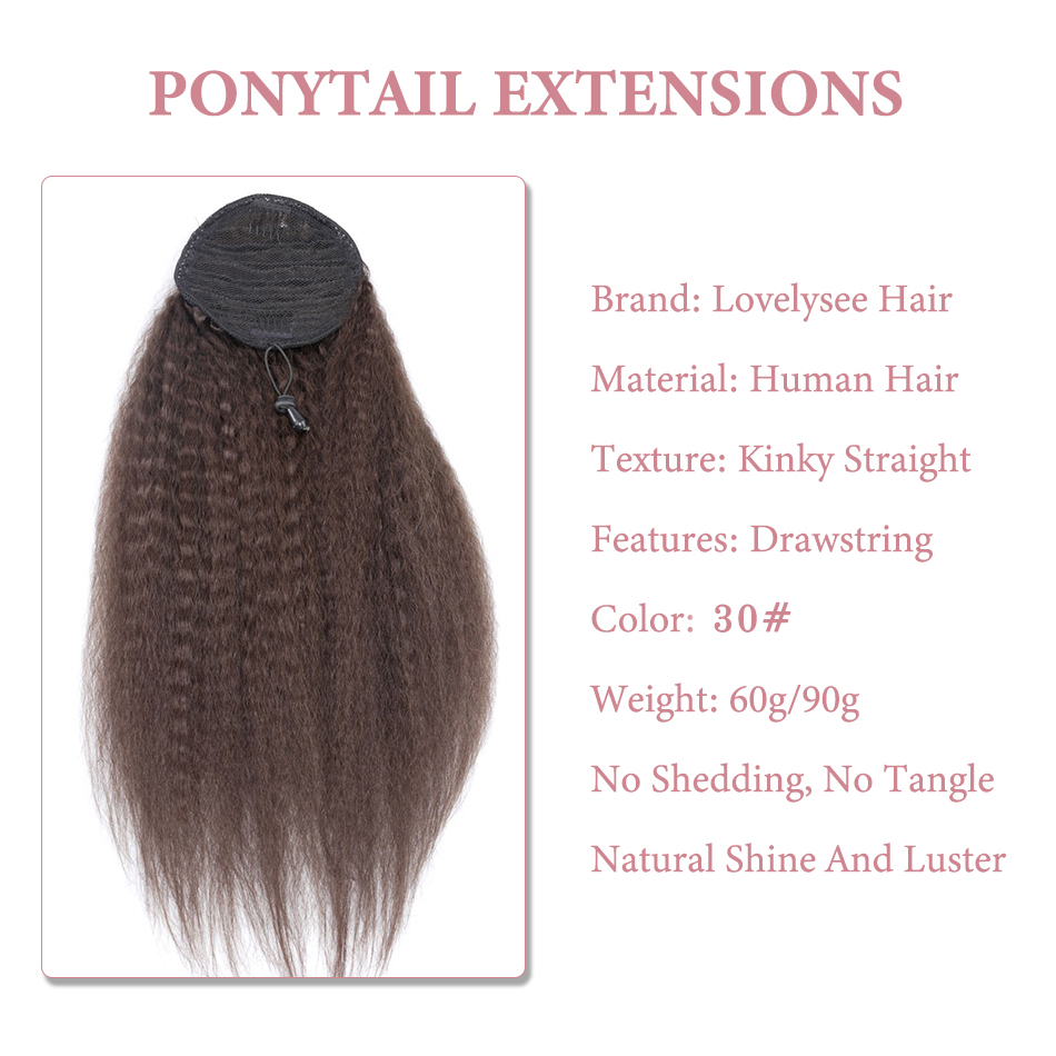 Paardenstaart Menselijk Haar W - Seamless Clip In Hair Extensions Human Hair recensie en prijs