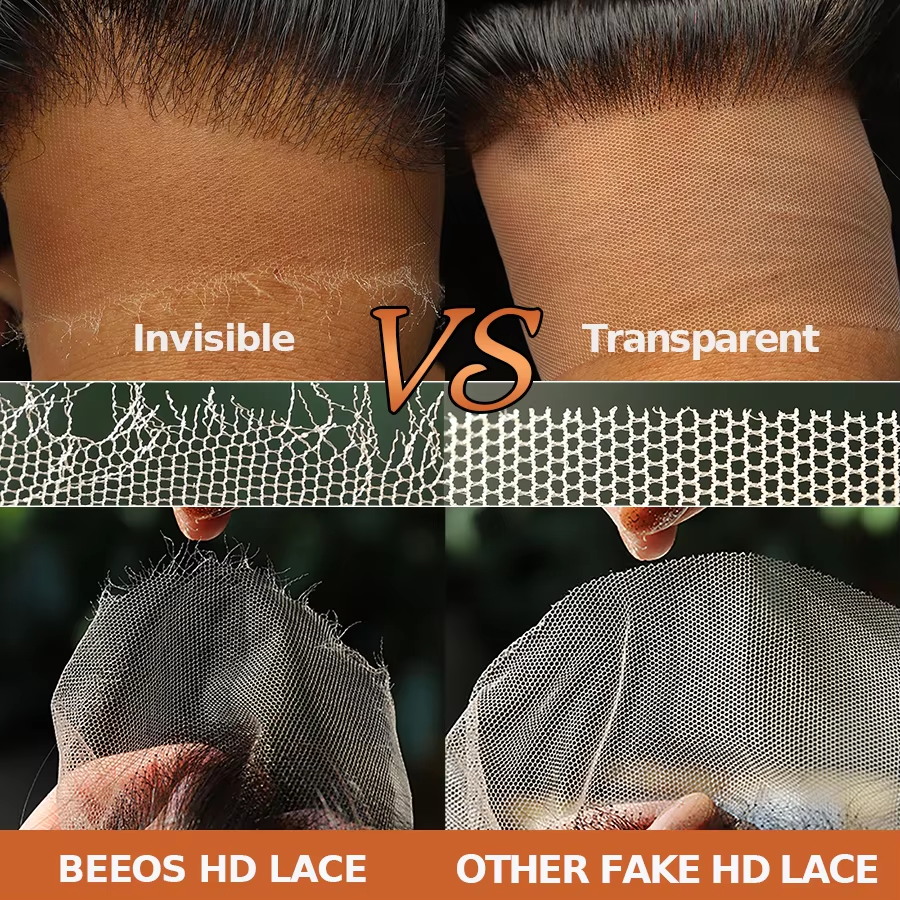 BEEOS Ultra Fitted 13X6 HD Tra - Hd Lace Frontal Wig Human Hair Pre Plucked recensie en prijs