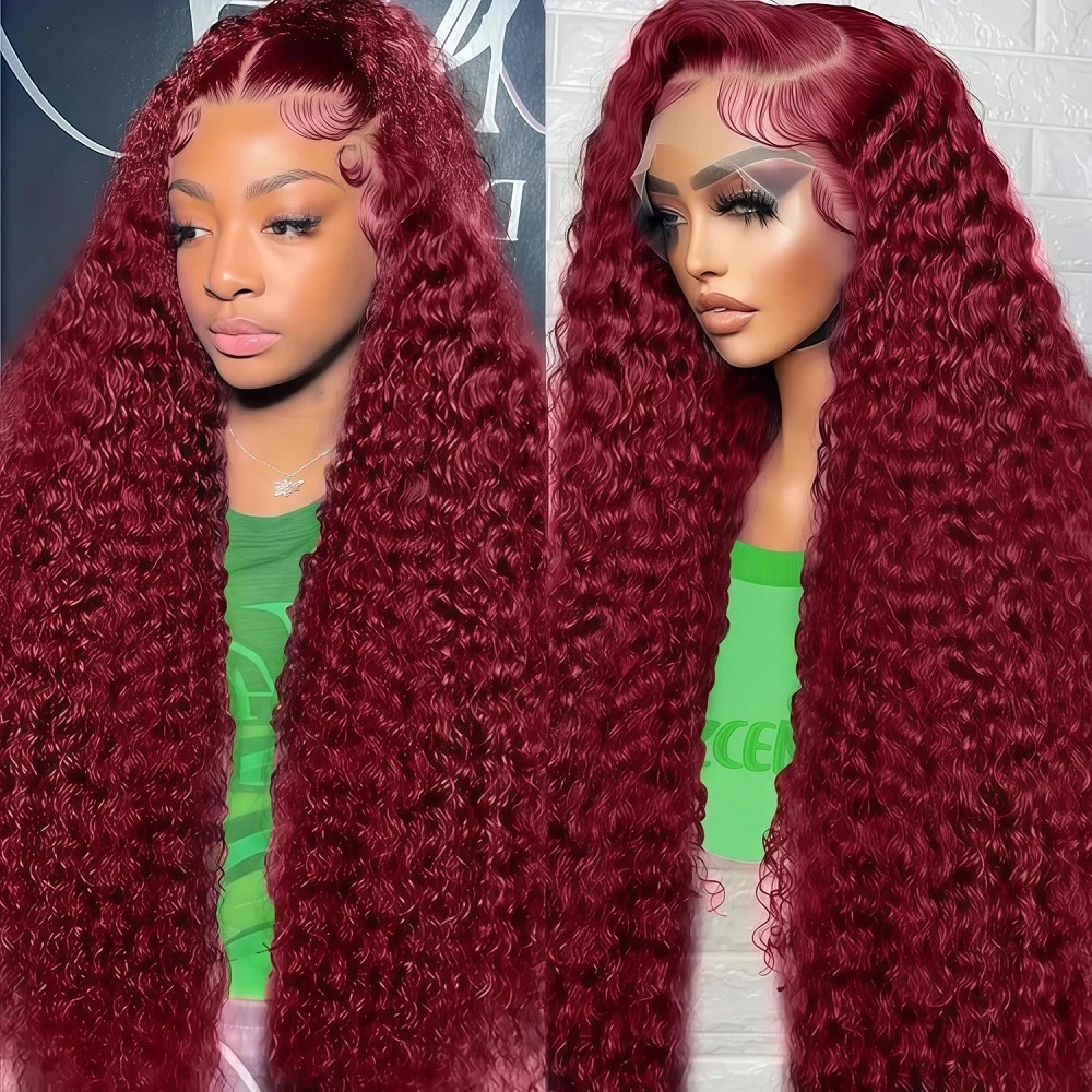 99J Bourgondiërode Deep Wave 2 - Lace Front Wigs recensie en prijs