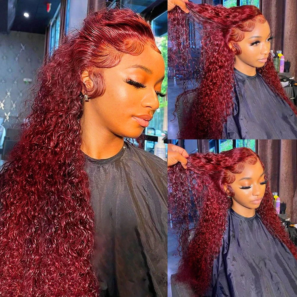 99J Bourgondiërode Deep Wave 2 - Lace Front Wigs recensie en prijs