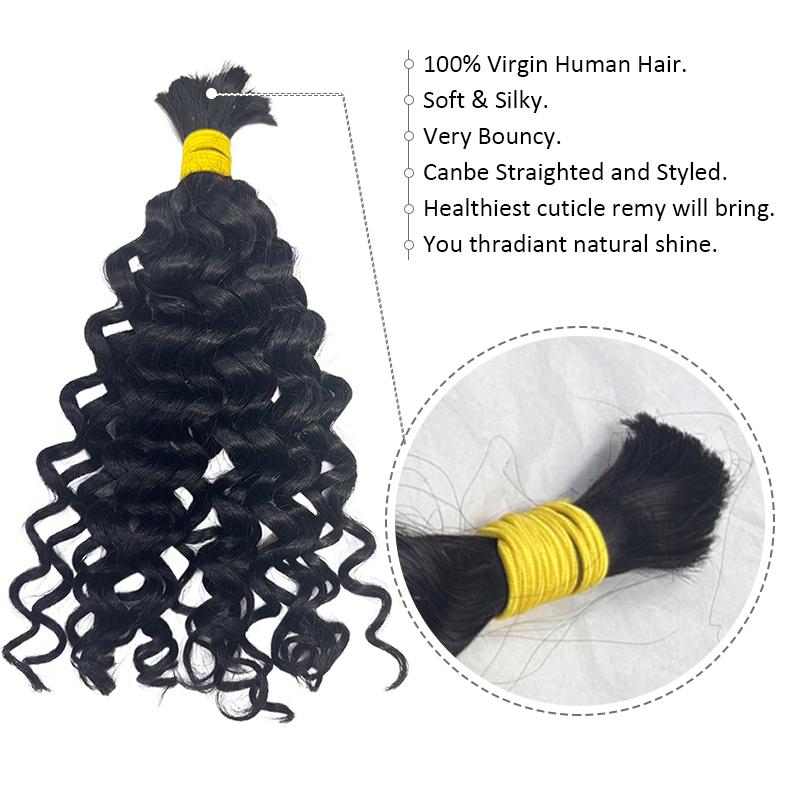 Water Wave Bulk Haar voor Vlec - Water Wave Bulk Human Hair For Braiding recensie en prijs