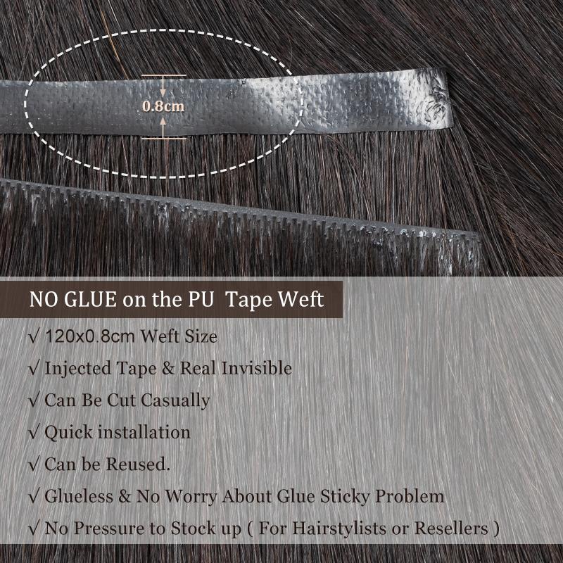 Onzichtbare lange tape PU-insl - Invisible Tape In Extensions Real Hair recensie en prijs
