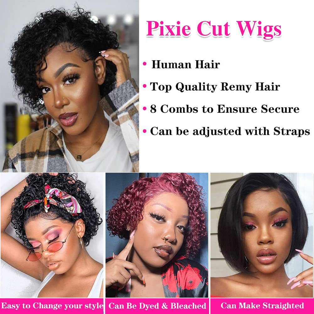 Pixie Cut pruiken 13x4 Pixie k - Short Pixie Cut Wig Human Hair Cheap recensie en prijs