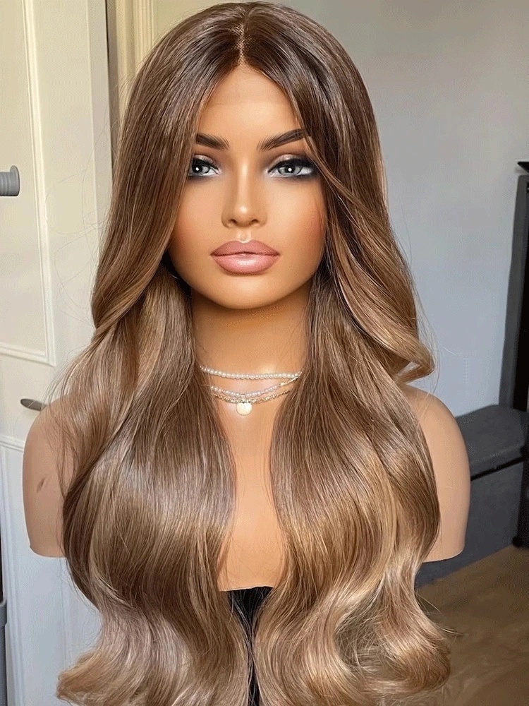 Honing Karamel Blonde Syntheti - Lace Front Wigs recensie en prijs